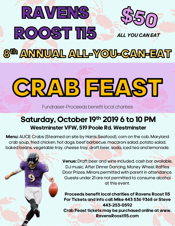 crab feast ravens roost westminster md